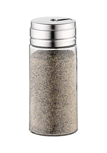 Fox Run Glass Spice Jar with Stainless Steel Lid