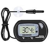 Zacro LCD Digital Aquarium Thermometer Fish Tank...