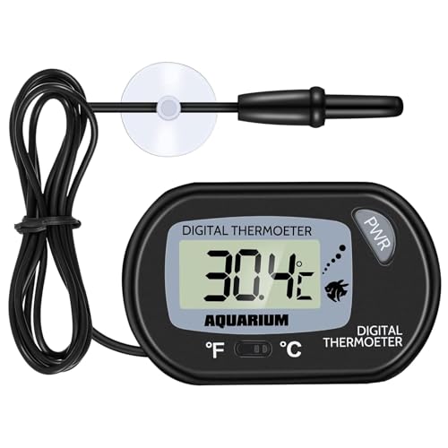 Zacro LCD Digital Aquarium Thermometer Fish Tank Water Terrarium Temperature