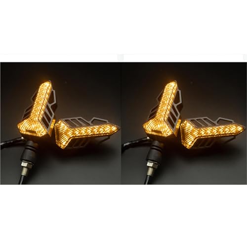 FGJIFNO �o�C�N�pLED�E�B���J�[���C�g 12V ABS�t���b�V�����C�g ���j�o�[�T���ɓK������GSX 8S GS 500 GSX S750 S950�p