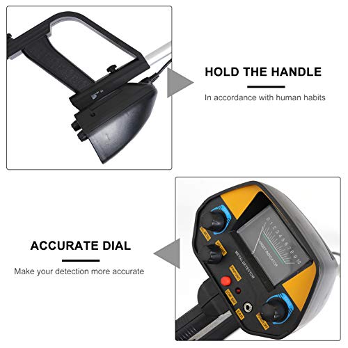 Detector de metal portátil de alta sensibilidade Tehaux para detector de metais subterrâneos para es