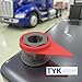 TYK Industries 21mm Red Loose Wheel Lug Nut Safety Check Indicators 100 Pack - Commercial Truck Wheel Nut Pre-Trip Safety Inspection Tool