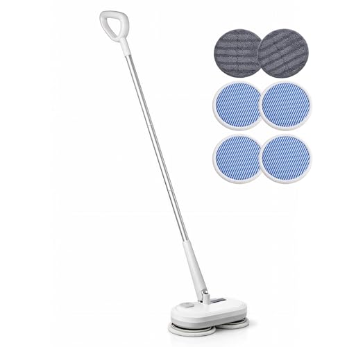 Cordless Electric Spin Mop with 220 RPM High Speed Motor for Hard...