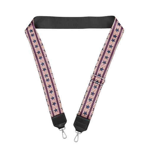Image of Halloween Handbag Strap Canvas Purse Strap Colorful Bat Black Shoulder Strap Multicolor Bats Replacement Strap