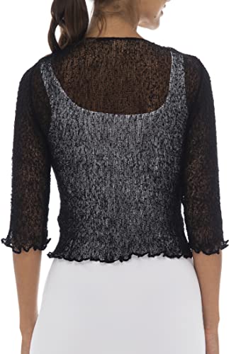 Back From Bali Womens Sheer Shrug Cardigan Lightweight Knit2