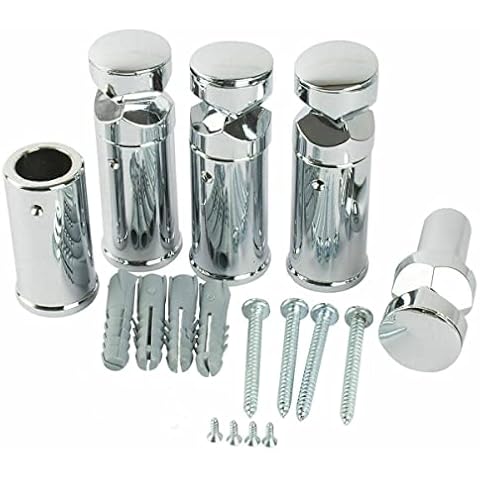 companyblue Brackets for Heated Towel Rail Radiators curved or flat universal Cover