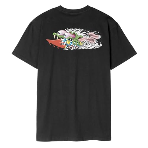 T-shirt Santa Cruz Skateboards en coton haut de gamme imprimé dos