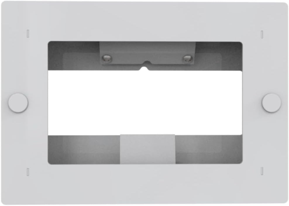 AVTEQ NEATPAD-WMP Neat Pad Wall Mount, Gloss White Finish, Designed for the Neat Pad Touch Panel, Mount Wall Box with Finishing Cover, Hardware Included