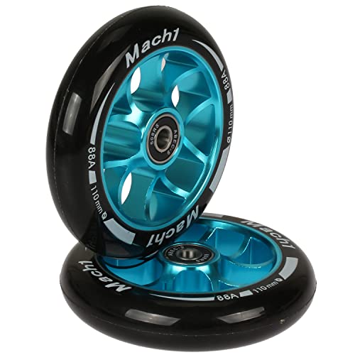 Roues trottinette 110mm en aluminium pour réparer une roue voilée ou usée