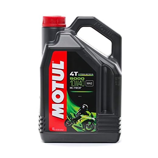 Motul 104056 5000 4T, 10 W-40, 4 L