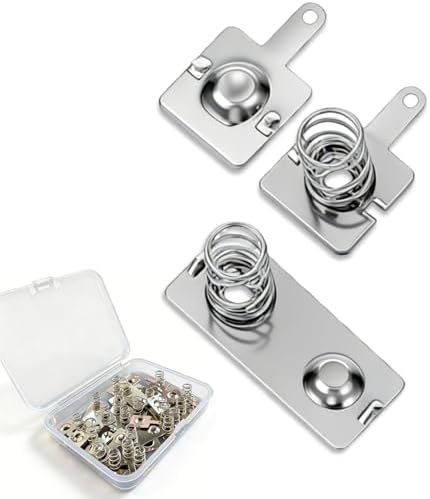 12 Pairs AA Battery Spring Replacement Kit, Nickel Plated Contact Plates & Conversion Springs for Remote, Toy, Clock, Charger (12x12mm & 12x26.5mm) image 5
