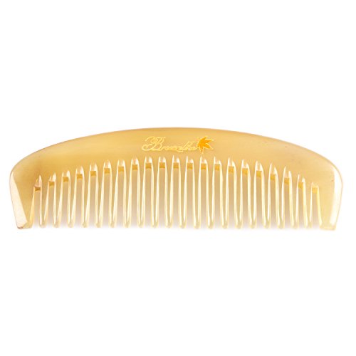 Peine de Dientes Anchos de Cuerno Natural para Mujer miniatura 1