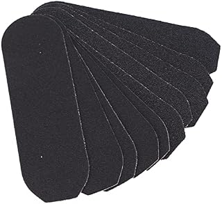 Foot File Refill, 10Pcs Sandpaper Replacement Foot File Feet Rasp Pedicure Sandpaper Replacement Pads Easy Feet Scrubber for Double Sided Foot File