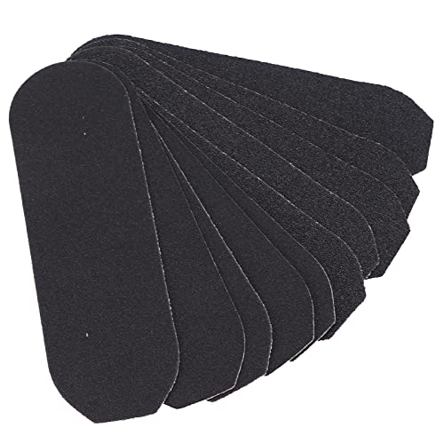 Recharges de Limes à Pieds, 10pcs de Papiers Abrasifs de Rechange pour Râpe à Pied Feuilles de Papier de Verre de Rechange de Lime à Pied Double Face pour Retirer Callosités et Cuticules
