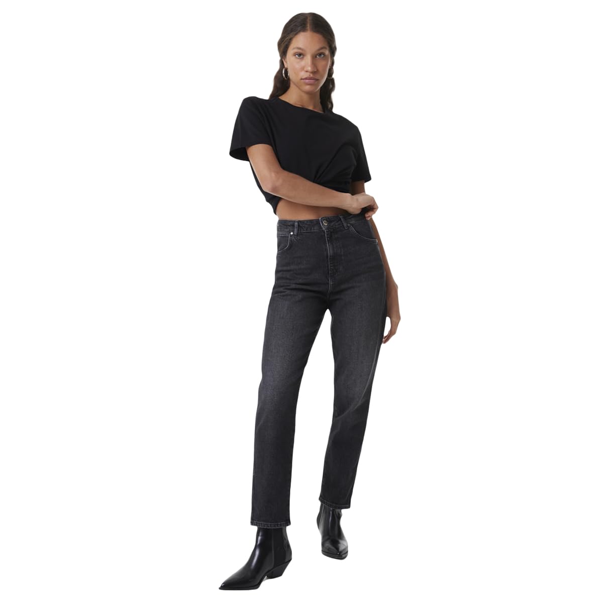 Mom Denim Pantolon Kot Pantolon Kadın