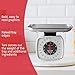 Taylor Analog Kitchen Scale Mechanical Food Scale, 22 lb Capacity, Multicolor