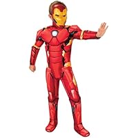 Rubies Disfraz Iron Man Deluxe para niños, Jumpsuit con pecho