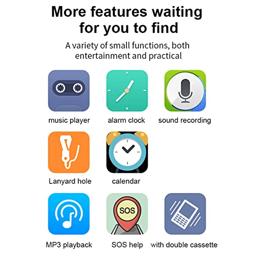 Zyyini Mobile Phone For Seniors, G600 Multifunction 2G Unlocked Cell Phone, Large Button Large Font Large Loud Volume, Dual Sim, With One Button Flashlight And Sos Alarm, 6800Mah Battery(Red) #TOP3