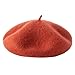 Jastore Kids Beret Hats for Girls French Wool Berets Hat Classic Fashion Warm Beanie Cap for Toddler Little Girl (US, Age, 4 Years, 10 Years, Caramel)