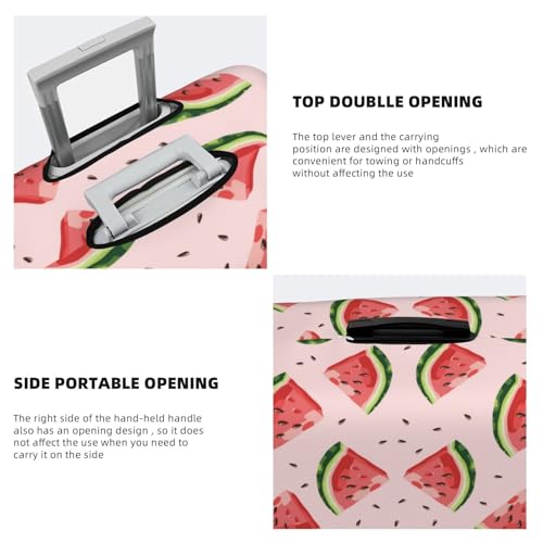 Hand Drawn Watermelon For Travel Luggage Cover Suitcase Protector Fits 18-32 Inch Travel Luggage Protector Elastic Luggage Anti-Scratch Suitcase Cover3