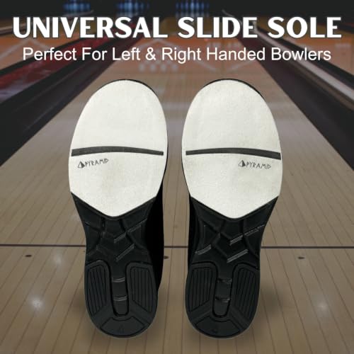 Image of Pyramid Men's Path Lite Seamless Mesh Bowling Shoes - Lightweight Seamless Design, Athletic Fit, Breathable Knit Upper, Universal Slide Soles