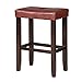 ACME Furniture Hogan bar Stool (Set-2), Red Crocodile PU & Espresso, One Size