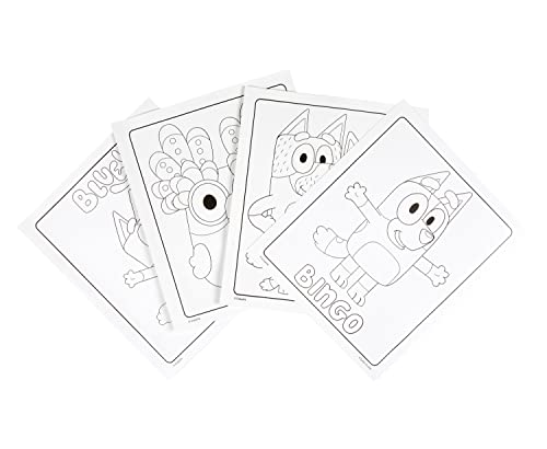 crayola bluey color wonder coloring set 18 bluey coloring pages toddler stocking stuffer holiday amp christmas gifts for kids mess free coloring for toddlers toys amp games
