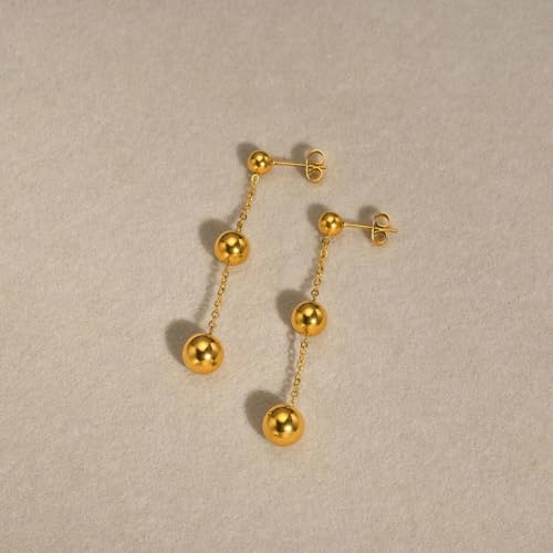 Pendientes de cuentas con borlas colgantes y diseño boho de semental para mujer 4