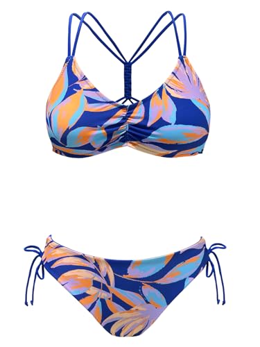 Image of CUPSHE Women's 2 Piece Bikini Set Back Braided Straps with Reversible Bottom