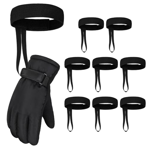 UDNFHL Cinturón Cole De Guantes De Esquí De 8 Piezas, Almacenamiento De Guantes De Esquí, Correa contra La Muñeca Anti-Perdida, Accesorios Deportivos Al Aire Libre.
