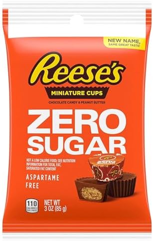 Sugar Free Reese's Peanut Butter Cups Miniatures Original