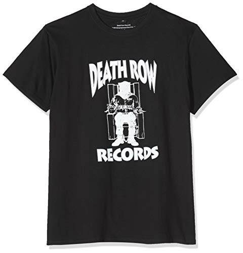 MERCHCODE T-Shirt avec Logo Death Row pour Homme Moyen Noir