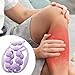 Zialofi Massage Roller for Legs Leg Clamp Calf Massage Tool Thigh Roller for Bodybuilding Equipment Sports Physical Gym Woman and Man, Purple