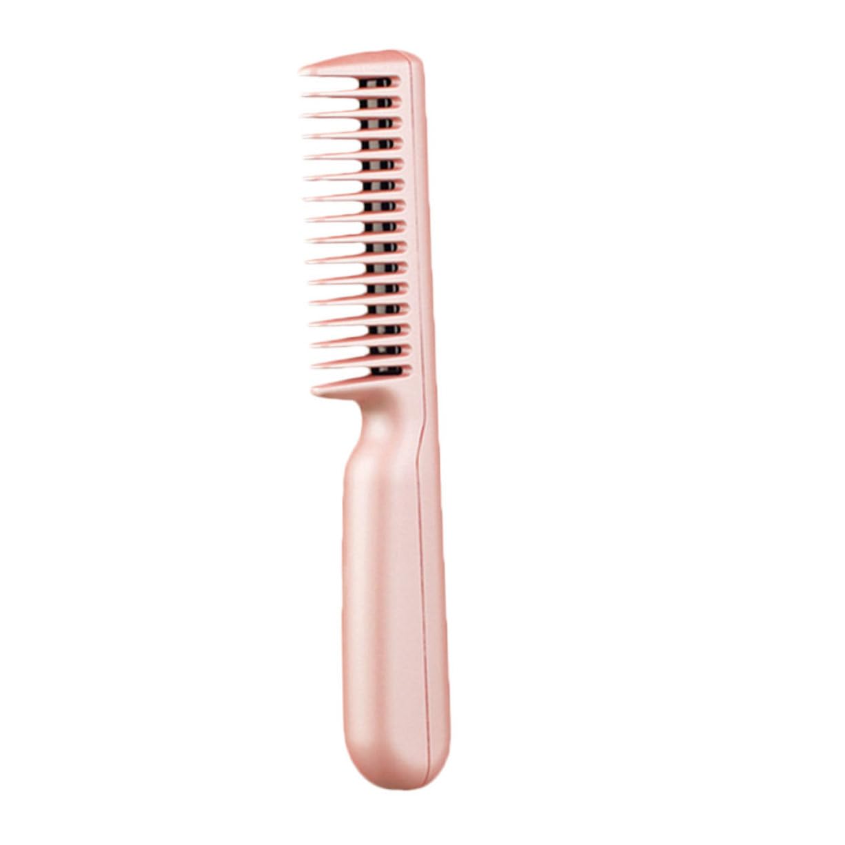 Brosse lisseur portable rechargeable USB compacte rose pour des cheveux doux - 8