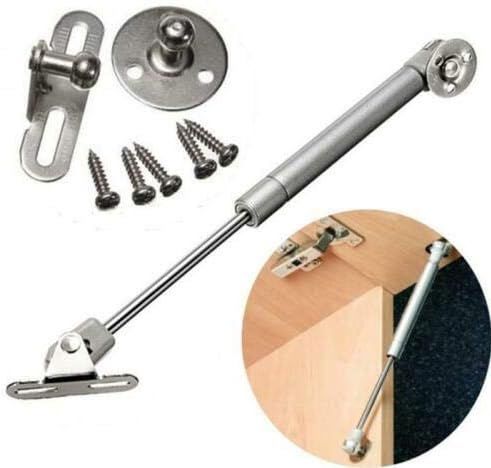 Vogueing Tool Gas Lift Strut, 4pcs Spring Gas Strut Steel Lift Down Soft Close Hinge for Kitchen Cupboard Wardrobe Cabinet Door(20N) - Image 3