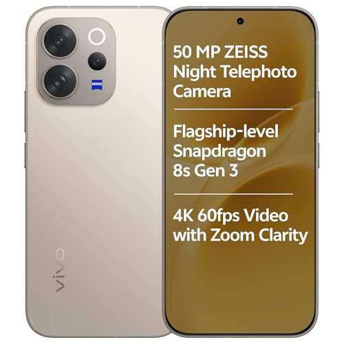 Image of vivo V70 Elite 5G (Sand Beige, 12GB RAM, 256GB Storage) with No Cost EMI /Additional Exchange Offers