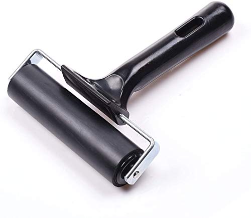 Dinner Swear 4 Inch Rubber Brayer Roller For Printmaking, Great For Gluing Application Also, Pack Of 2 #TOP4