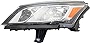Evan-Fischer Headlight Assembly Compatible with 2013-2017 Chevrolet Traverse Halogen CAPA Driver Side