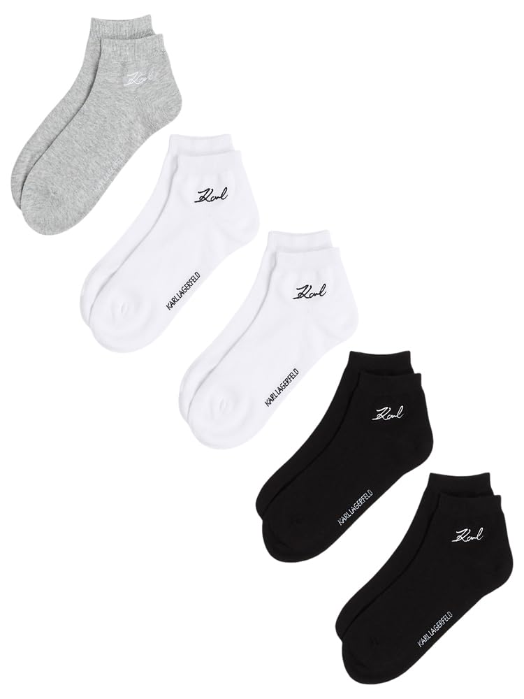 KARL LAGERFELD Damen K/Signature Sneaker Sock (5 Pack)