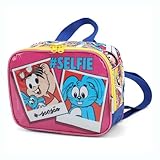 Lancheira Térmica, Turma da Mônica, Mãos e Costas, Rosa, Luxcel