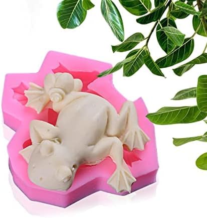 Miniatura 3 de Molde de silicona 3D de rana para fondant, chocolate y caramelo, moldes de chocolate, molde de silicona para pastel de chocolate, ideal para cocina,