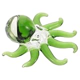 Ornement d'aquarium unique : ajoutez une touche ludique et sophistiquée à la décoration de votre aquarium avec cette pieuvre. elle s'intègre parfaitement aux figurines d'animaux marins et embellit votre aquarium, votre décoration ou votre sculpture en cristal