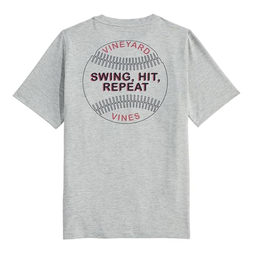 vineyard vines Boys' Swing Hit Repeat Short-Sleeve Harbor Performance Tee
