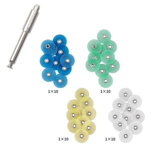 Image of Dental Polishing Discs Finishing and Polishing Composites Contouring Mandrel Stripes Set Dental Polishing Discs Materials
