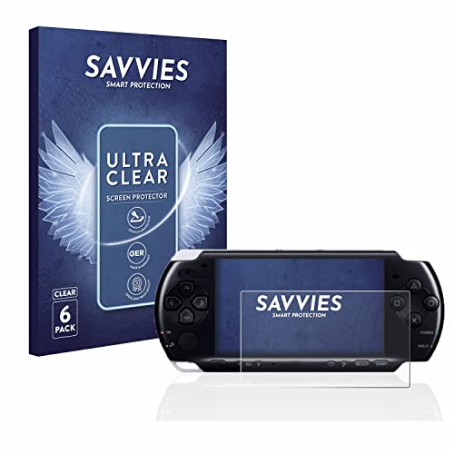 savvies Protection Ecran pour Sony PSP 3004 6 Pièces - Film Protection Ultra Clair
