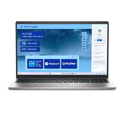 Dell Laptop 15 DC15250 Intel Core i5-1334U 16 GB...