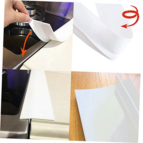 Couvercle d'espacement de cuisinière en silicone souple noir
