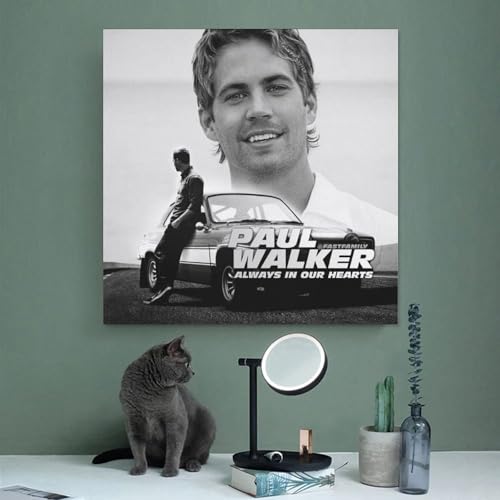 Poster Paul Walker GFDJT idée cadeau cinéma toile sans cadre