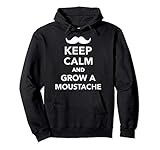 Keep calm und lass dir einen Schnurrbart oder Mustache wachsen mit Bart als Symbol für alle Hipster