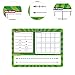 BESSTUUP 10Pcs Dry Erase Number Line Whiteboard Math Poster for Classroom Learning Early Education Toys Number Bond Chart Set of 10